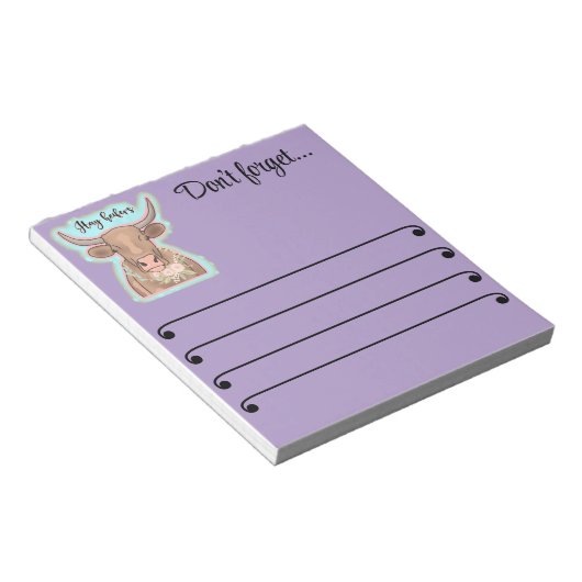 hooivaarzen notitieblok (Schuin)