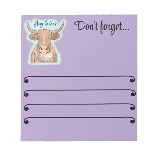 hooivaarzen notitieblok (Voorkant)