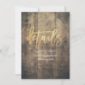 Hooizonderdelen met jute lint en zonnebloem voor d kaart (Achterkant)