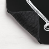 Hook Antler Heart Love Vist Hunting Fish Deer H Muismat (Hoek)