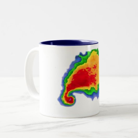 Hook Echo Tweekleurige Koffiemok (Voorkant links)