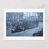 Hook en Ladder over de parade - Vinatge Briefkaart (Voorkant)