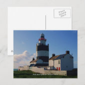 Hook Head Lighthouse Post-kaart Briefkaart (Voorkant / Achterkant)