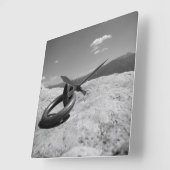 Hook in de lucht vierkante klok (Hoek)