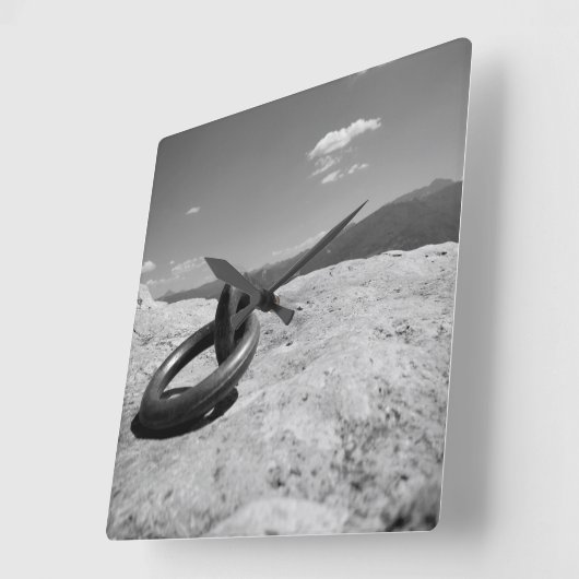 Hook in de lucht vierkante klok (Hoek)