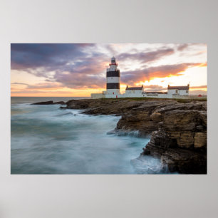 Hook Lighthouse, Hook Head, Ierland Poster