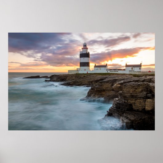 Hook Lighthouse, Hook Head, Ierland Poster (Voorkant)