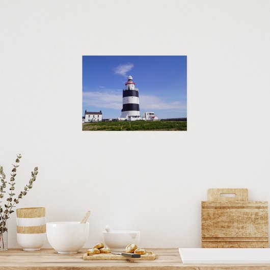 Hook Lighthouse Ierland Poster (Keuken)
