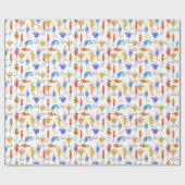 Hook Lure Fish Vist Patroon Cadeaupapier (Vlak)