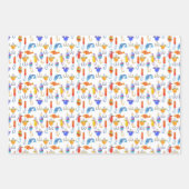 Hook Lure Fish Vist Patroon Inpakpapier Vel (Voorkant)