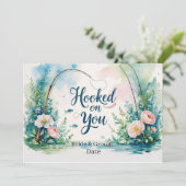 Hook op je voor het vissen Wedding, behalve de dat Kaart (Staand voorkant)