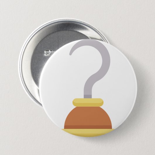 Hook Ronde Button 7,6 Cm (Voorkant /achterkant)