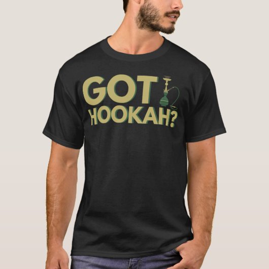Hookah Bar en Waterpipe Shisha Smoker horse ridin T-shirt (Voorkant)
