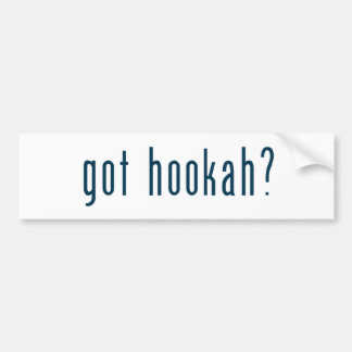 hookah bumpersticker