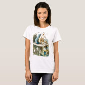 Hookah Caterstone uit Alice in Wonderland T-shirt (Voorkant volledig)