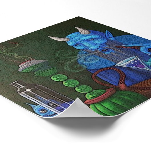 Hookah Demon Poster (Hoek)