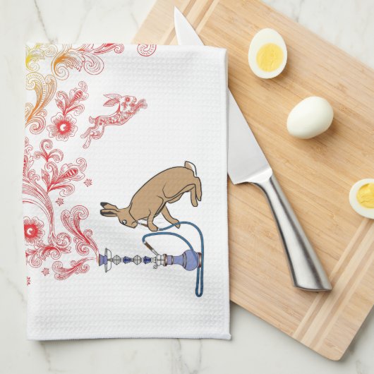 HOOKAH HARE THEEDOEK (Quarter Fold)