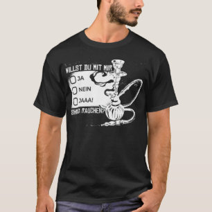 Hookah Lovers wil show die mosterd springt roken T-shirt