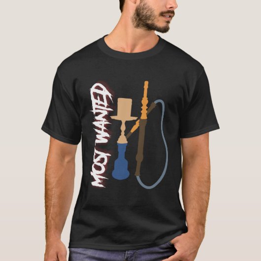 Hookah Meest Gezocht Shisha Idee Voor Mannen Shish T-shirt (Voorkant)