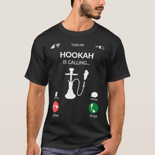 Hookah noemt Shihsa Hookah Idee T-shirt (Voorkant)