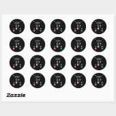 Hookah noemt Shihsa Hookah Ronde Sticker (Vel)