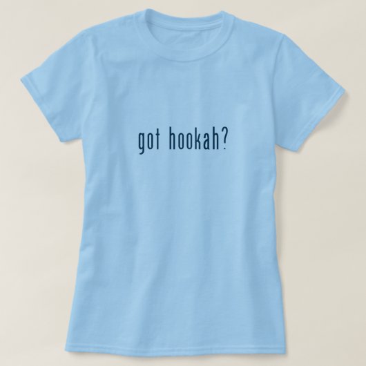 hookah t-shirt (Design voorkant)