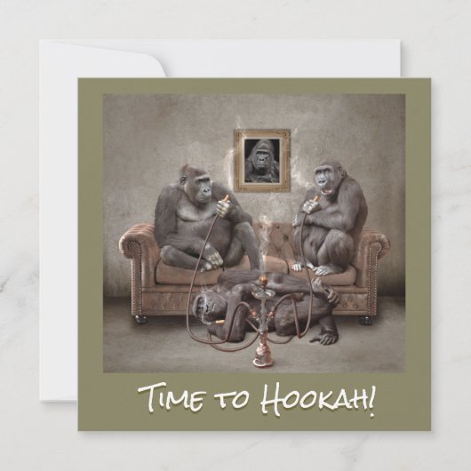 Hookah Time Beauful Primates Save The Date (Voorkant)