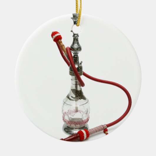 Hookah-waterleiding Keramisch Ornament (Voorkant)