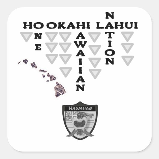 Ho'okahi Lahui sticker (Voorkant)