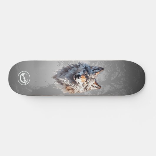 Hooked - Apex Serie - "Timber Wolf" Skateboard (Horizontaal)