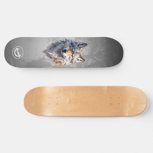 Hooked - Apex Serie - "Timber Wolf" Skateboard (Horizontaal)
