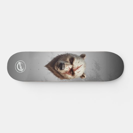 Hooked - Apex Series - "Grizzly Grin" Skateboard (Horizontaal)