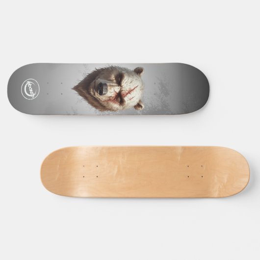 Hooked - Apex Series - "Grizzly Grin" Skateboard (Horizontaal)