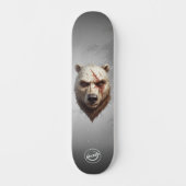 Hooked - Apex Series - "Grizzly Grin" Skateboard (Voorkant)
