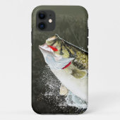 Hooked Bigmouth Bass Case-Mate iPhone Case (Achterkant)
