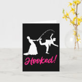 Hooked - Games voor bruid en bruidegom bruiloft Kaart (Gele Bloem)