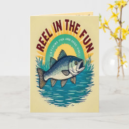 Hooked on Birthday Fun Kaart