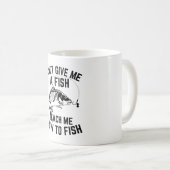 Hooked on Coffee & Vist – Perfecte Mok voor Angle (Voorkant rechts)