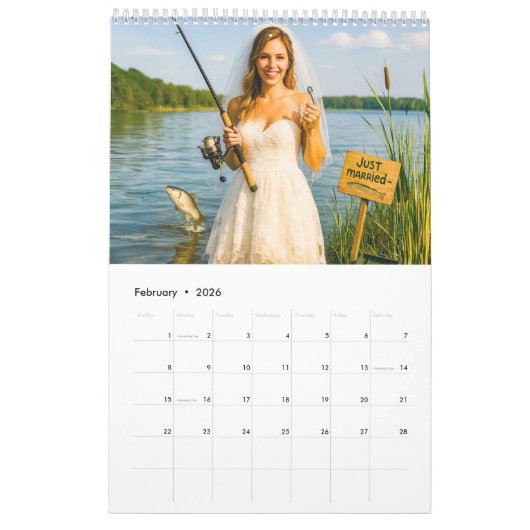 Hooked on Fishing – Funny Women’s Kalender (Feb 2026)