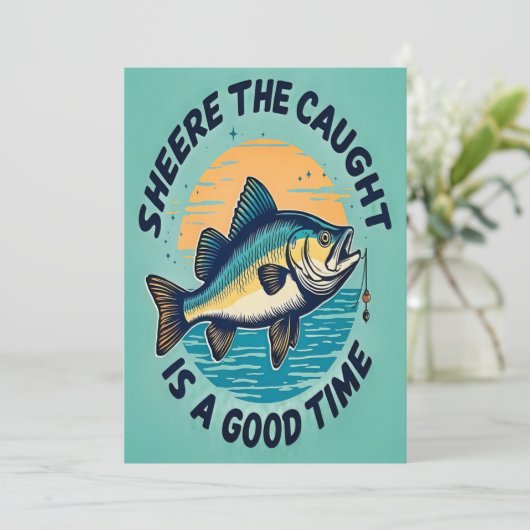 Hooked on Fun Kaart (Staand voorkant)