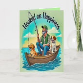 Hooked on Joy Birthday Kaart (Voorkant)