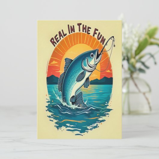 Hooked on Love Kaart (Staand voorkant)