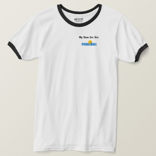 Hooked on Pickleball - Men's T-shirt (Design voorkant)