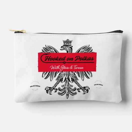 Hooked on Polkas Cosmetic Bag Etui (Voorkant)