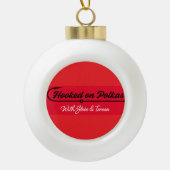 Hooked on Polkas Ornament (Voorkant)