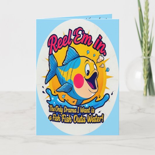 Hooked on You Birthday  Kaart (Voorkant)