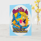 Hooked on You Birthday  Kaart (Gele Bloem)