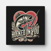 Hooked On You - Dag van de Valentijn Gevist Fotoplaat (Voorkant)