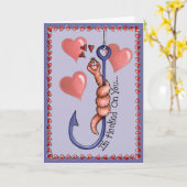 Hooked on You - Wenskaart Kaart (Gele Bloem)