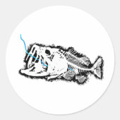 HOOKED RONDE STICKER (Voorkant)